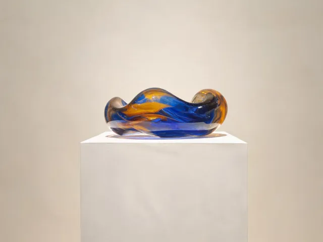 Decorative glass object