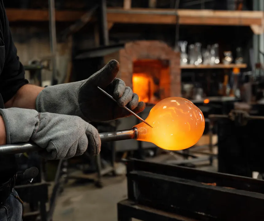 Glass studio craftsmanship