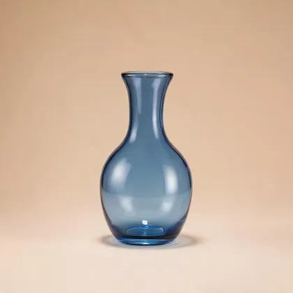 Blue contrast vase